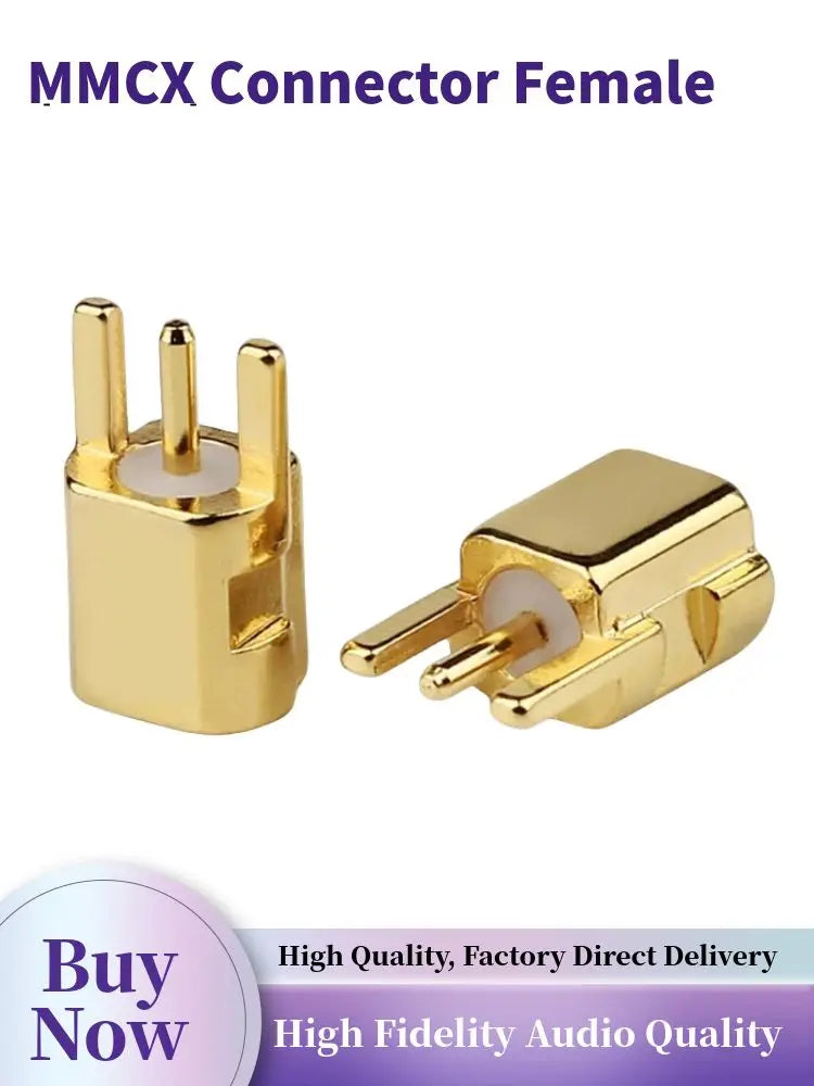5pcs Audio Jack MMCX Connector Female SE535 SE425 SE315 SE215 Headphone Plug Consumer Electronics Speaker Terminal Accessories