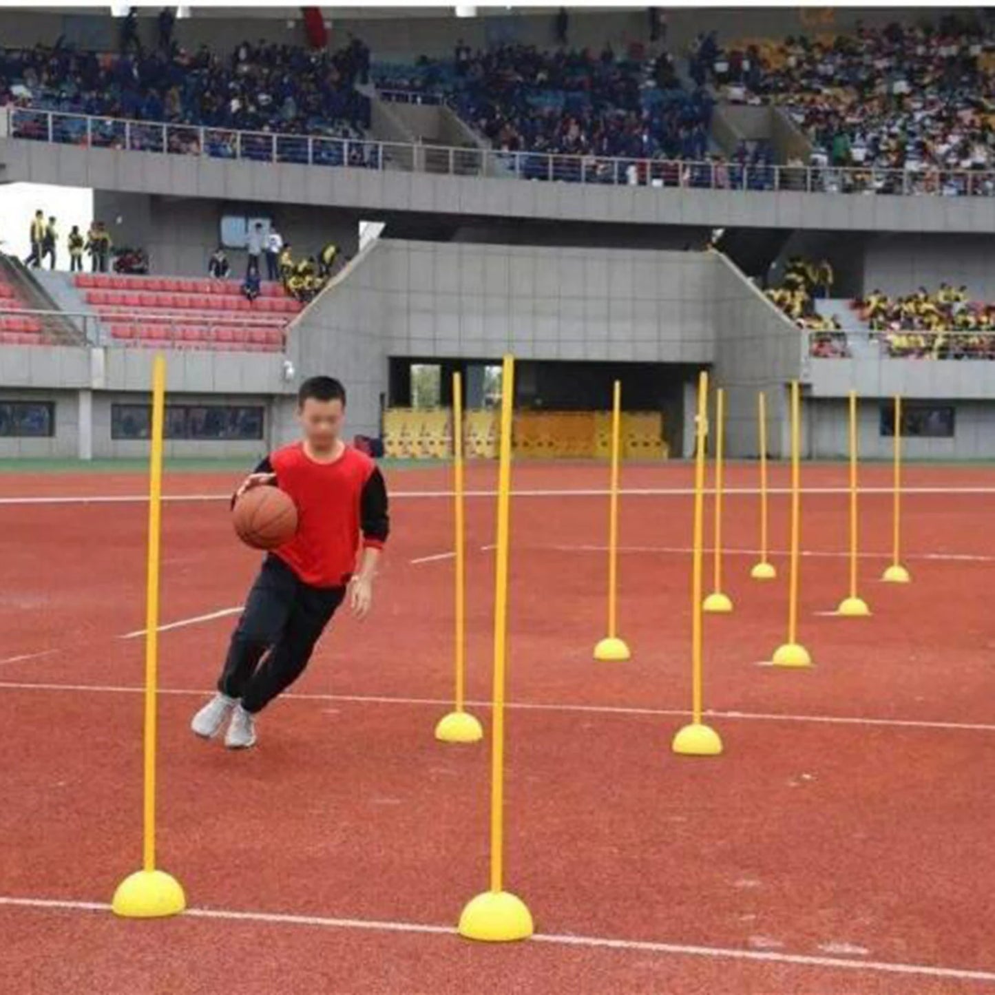 Training Equipment Soccer Training Markers Football Sign Pole Agility Marker Strong Identification Obstacles sport Roadblocks