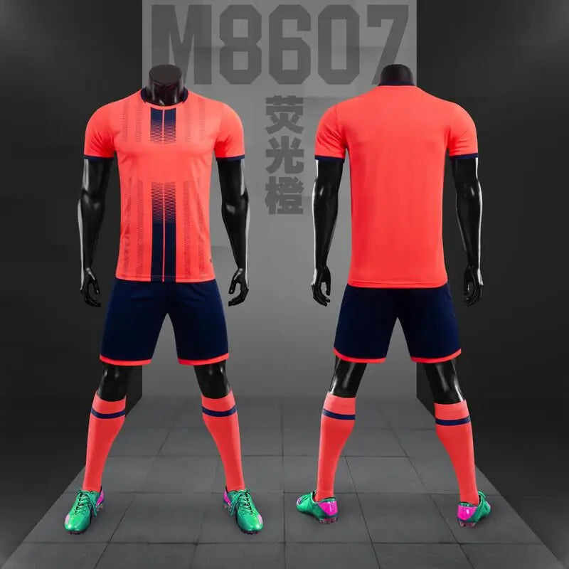 Adult Kids Football Jersey Men Customize Soccer Uniforms Sports Clothes Women Futsal Sportswear Child Training Tracksuit Outfit