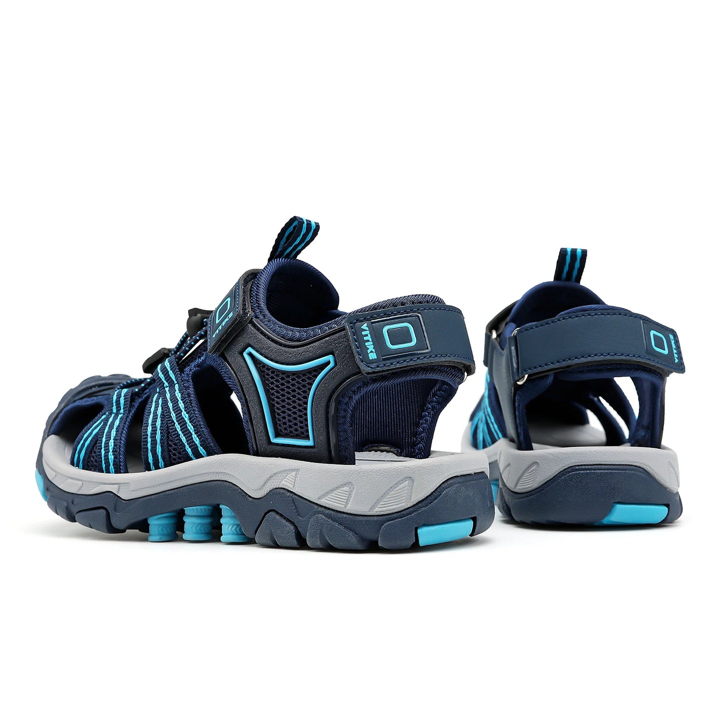 Kids Water Sandals Quick Dry Hook And Loop Unisex Summer Mixed Color