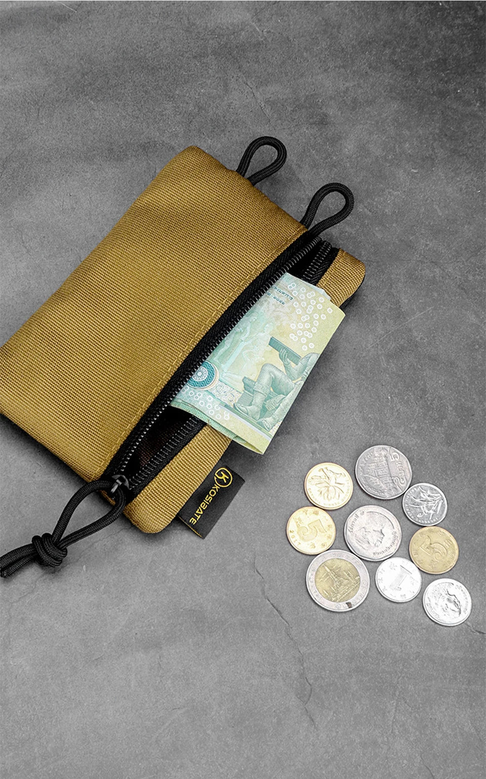 Tactical EDC bag wallet bag mini waist bag card key with waist bag camping, hiking, hunting, fishing, outdoor coin wallet