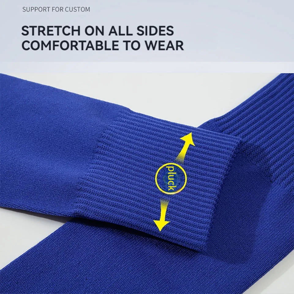 Loogdeel 1 Pair Breathable Calf Compression Sleeve Professional High-quality Soccer Socks For Running Football Basketball