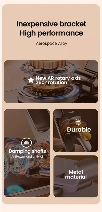 Rotating Desk Phone Holder Stand Universal Compatibility