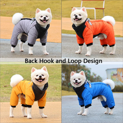 Winter Waterproof Polyester Pet Dog Jacket For Small And Medium Dogs