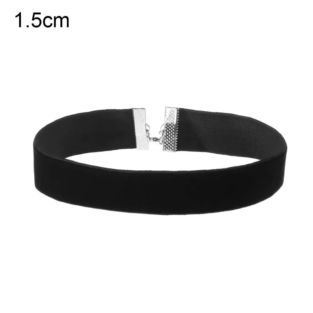 Goth Black Velvet Choker Necklaces Gothic Style Rope Women Neck Decoration 2025 Chocker Jewelry On The Neck Collar For Girl Kpop