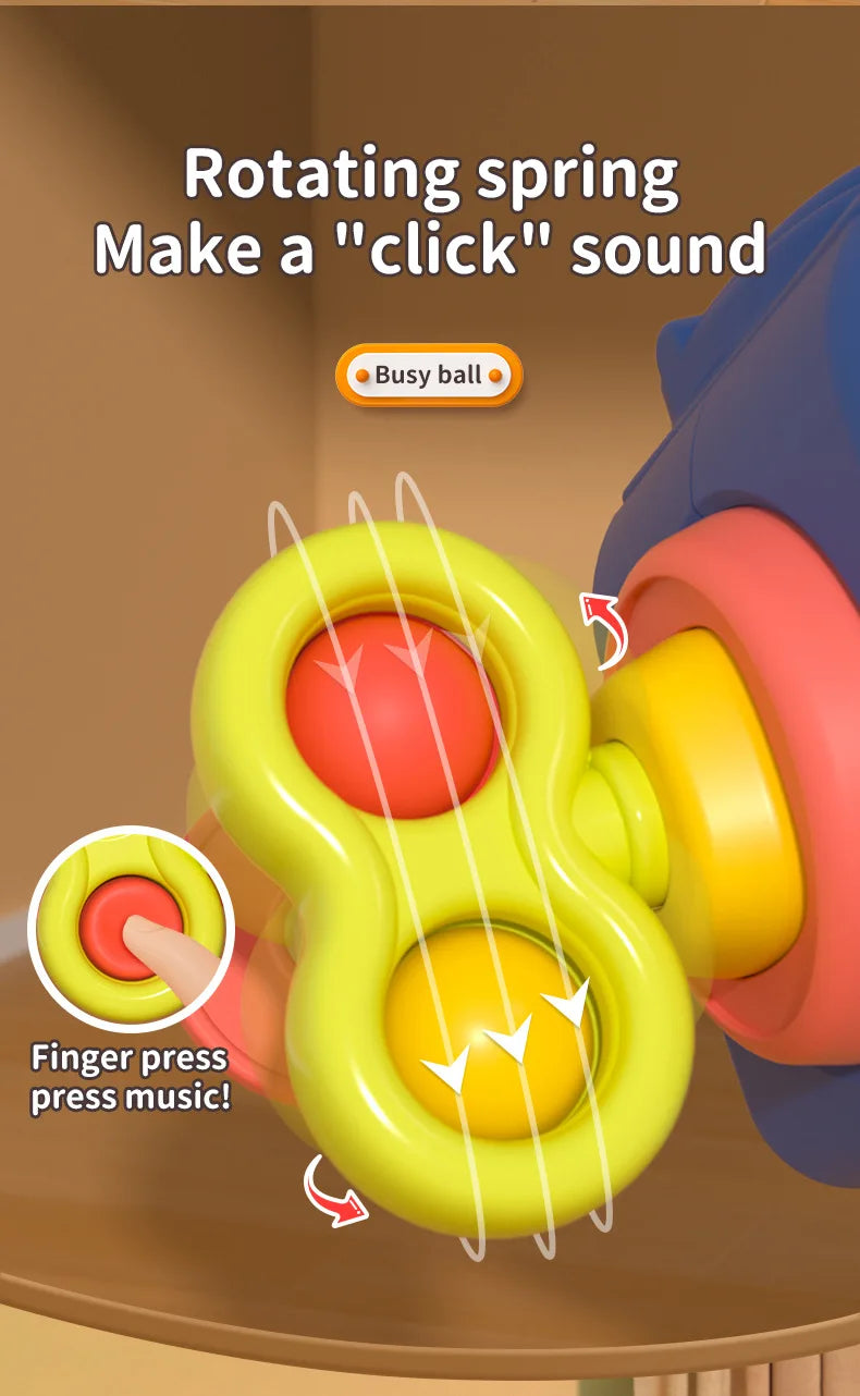 Baby Busy Board Cube Montessori Sensory Toys for Toddler Educational Learning Activities Travel Toy Lock Box Fine Motor Skill