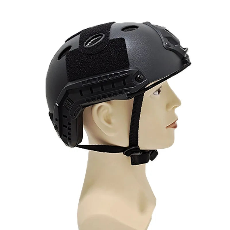 Tactical Fast PJ Helmets CS Airsoft Helmet Paintball Game Outdoor Sports Hunting Shooting Personal Defense Accessory