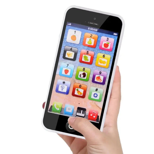 Children Simulation Phone Baby Musical Early Educational Toys English Learning Cellphone with Light Sound Mobile Vocal Toy