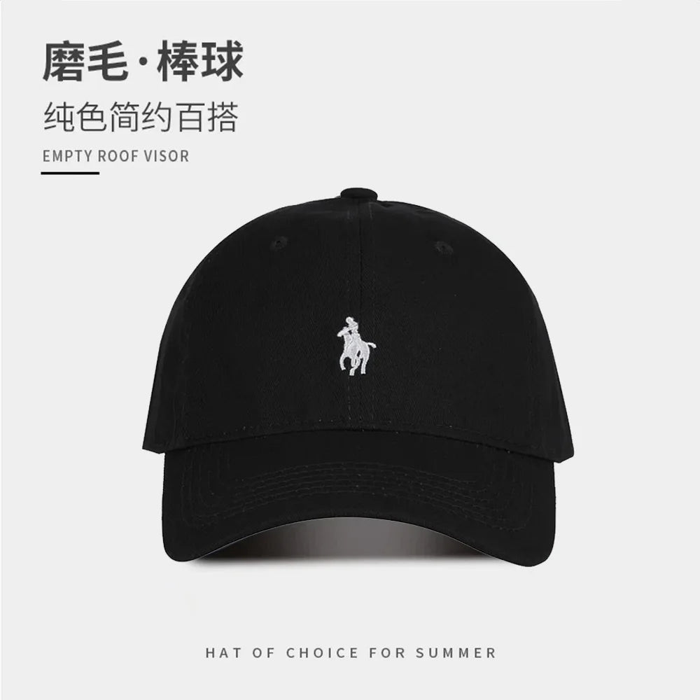 Unisex Baseball Cap Fashion Women's Hats Cotton Dad Polo Embroidery Cap Casual Men's Baseball Caps Soft Breathable Golf Sun Cap