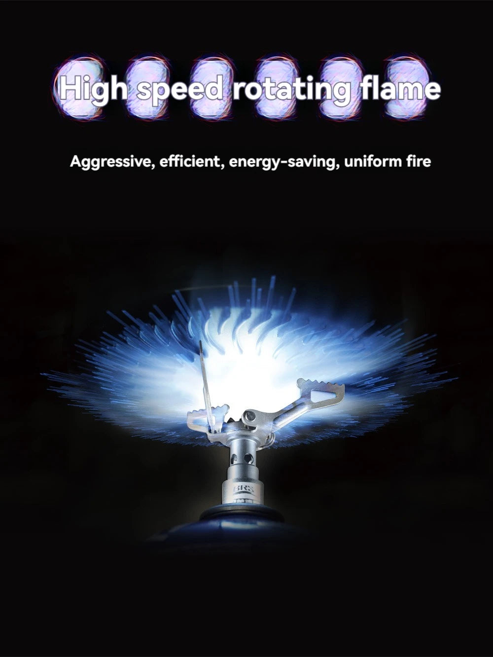 Titanium Mini Camping Gas Stove 25g Portable Folding Pocket Stove