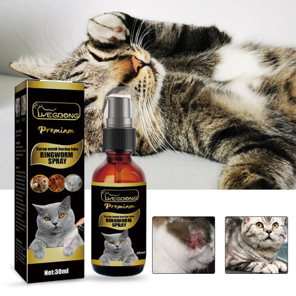 Pet Skin Care Spray For Dogs And Cats Itch Relief Flea Mite Lice Ringworm