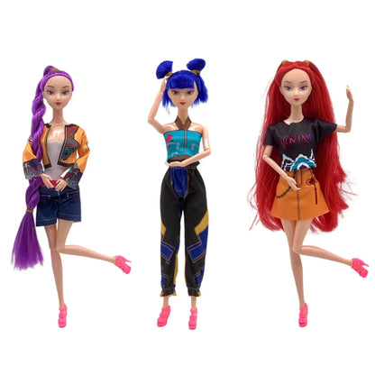 Plastic Dolls 12-13 Cm Unisex Action Figures Toy Line
