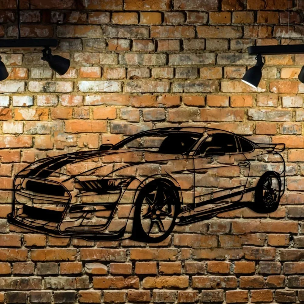 Unique Art Deco Metal Car Wall Art – Indoor Wall Decor