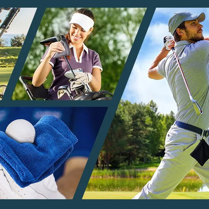 Golf Microfiber Cleaning Towel Compact and Portable