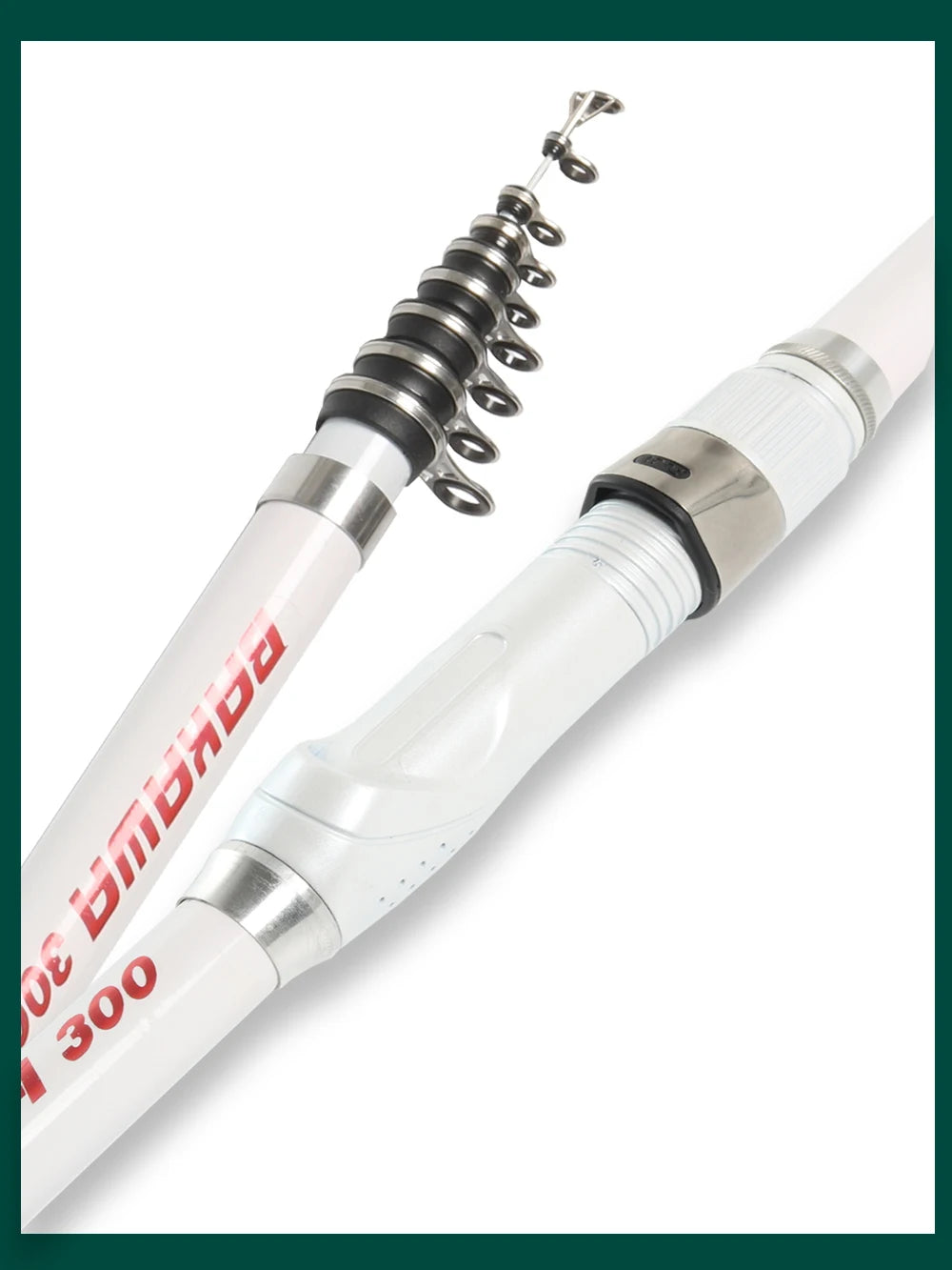 BAKAWA Upgrade 3.0m 2.7m 2.4 2.1m 1.8-1.5M Ultra-light Portable Telescopic Feeder Carbon Fiber Fishing Rod Spinning White New