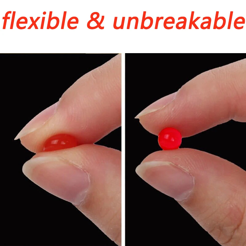 Jelly Bait 100PCS 200PCS 500PCS Granular Fishing Food Aquatic Feed Carp Pesca Attractant Flavor Elastic Nutrition Soft Lure