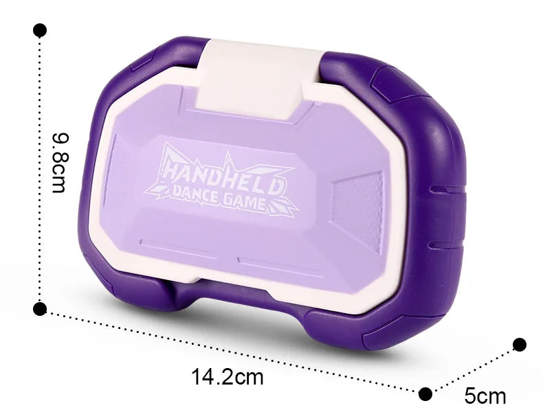 Electronic Music Rhythm Puzzle Game Machine Montessori Pockets Travel Toy Light Up Educational Sensory Fast Push Table Game