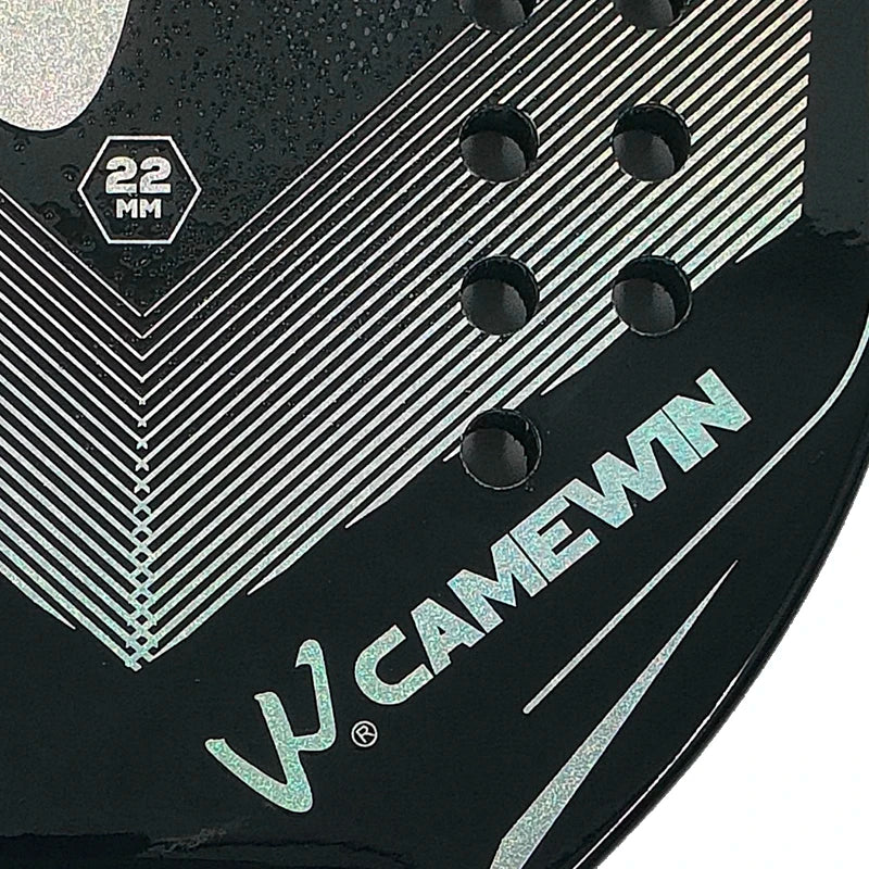 Camewin 3K Beach Tennis Racket Full Carbon Fiber Rough Surface Outdoor Sports Racket For Men Women Adult Tennis Racket The New