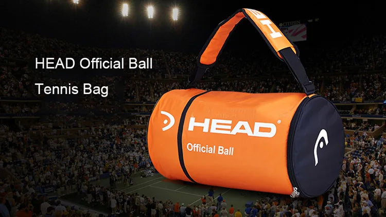 HEAD Tennis Tube Bag Thickened travel backpack Waterproof with heat insulation Shoulder bag For 100 pcs ball bucket bag