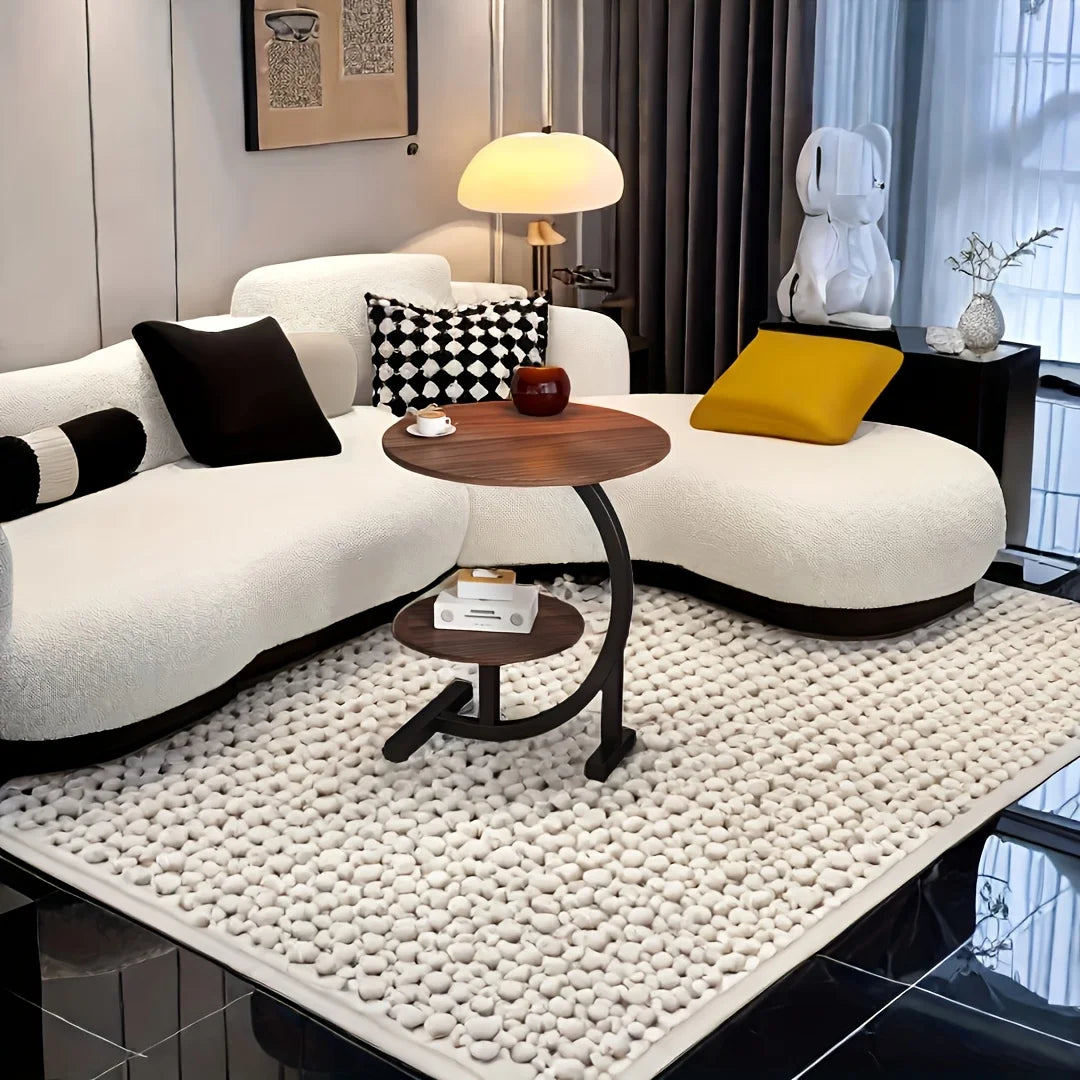 Designer Luxury Coffee Tables Gold Breakfast Minimalist Round Side Table Lounge Space Saving Mesa Auxiliar Living Room Furniture