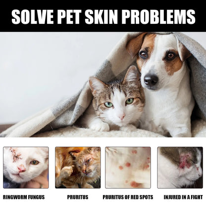 Pet Skin Care Spray For Dogs And Cats Itch Relief Flea Mite Lice Ringworm