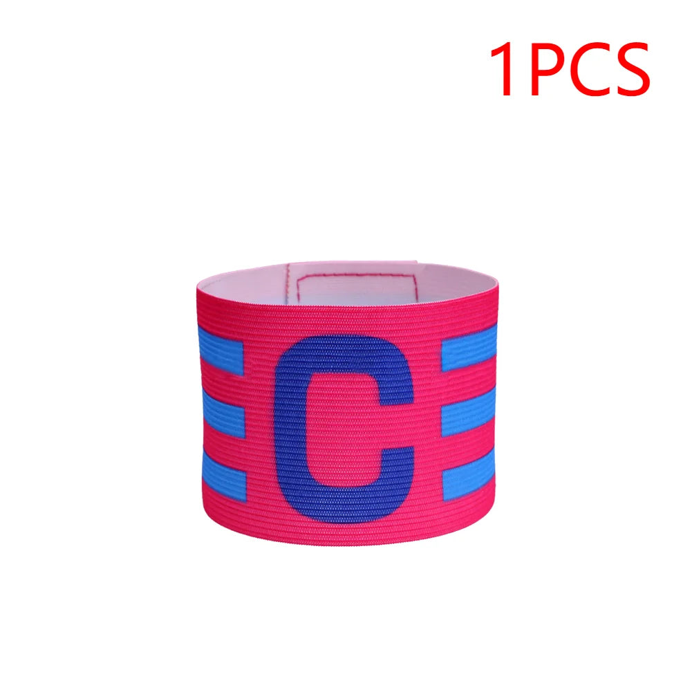 1-10pcs Leader Competition Armband Breathable Soccer Player Captain Group Armband Clear Icon Capitan Band For Football Captain