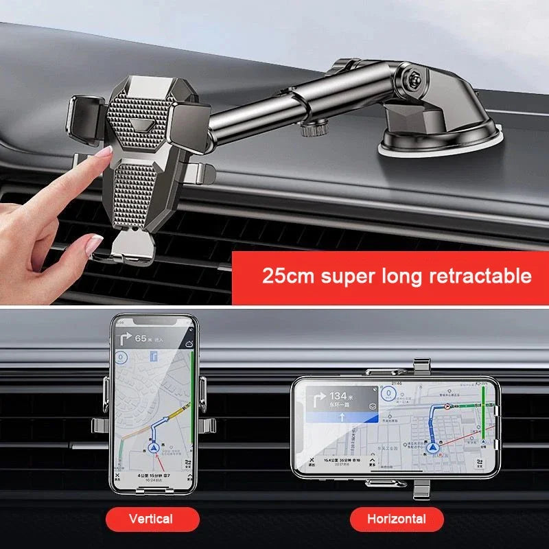 2025 NEW Universal Sucker Car Phone Holder 360° Windshield Car Dashboard Mobile Cell Support Bracket for iPhone Samsung Xiaomi