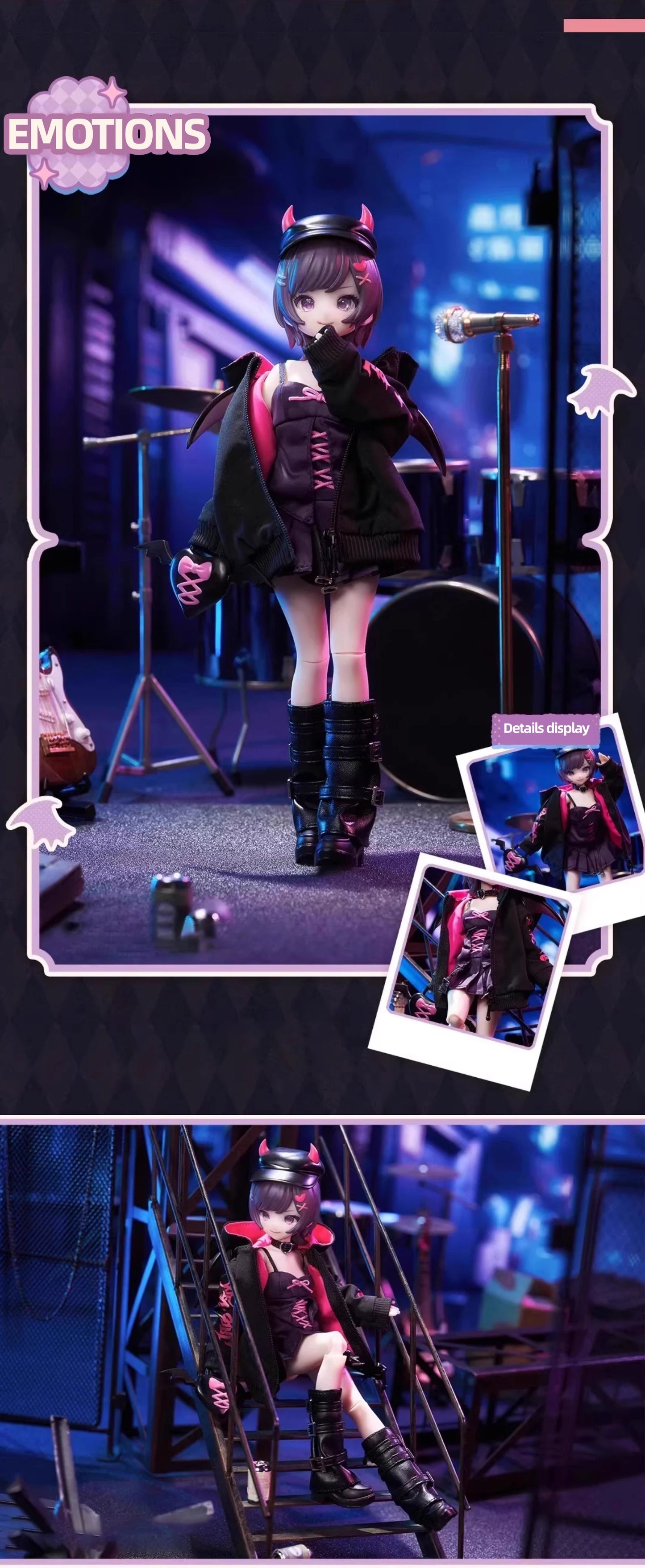 In Stock Neo Eden Mjd Doll Blind Box Light Nightmare Twin Series Movable Joint Doll Anime Figure Collectible Toy Boy Girl Gifts