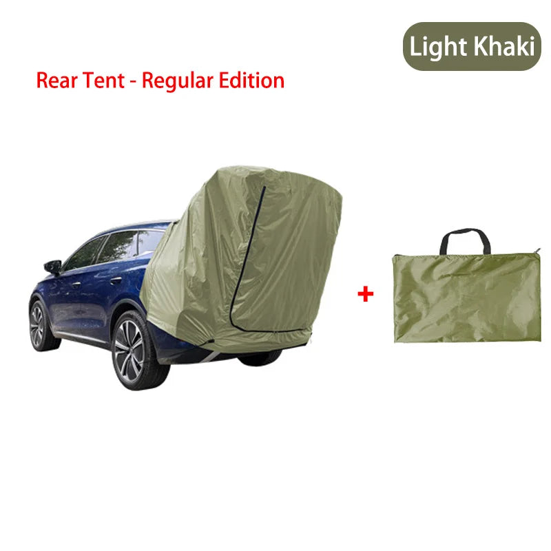 Car Rear Extension Tent With Canopy For Outdoor Camping