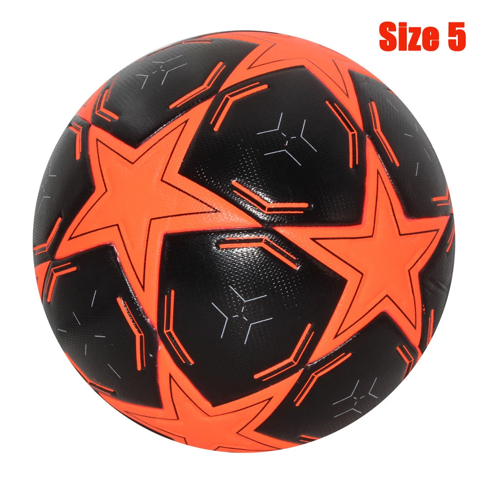 Soccer Ball Professional Outdoors Sports Match Balls High Quality PU Material Training Seamless Football Standard Size 5 Size 4