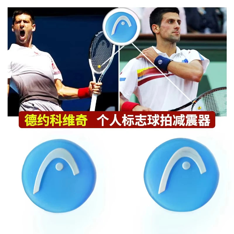 10/2Pcs HEAD Tennis Racquet Vibration Dampeners Silicone Reduce Professional Tennis Racket Accessories Damper Shock Absorber