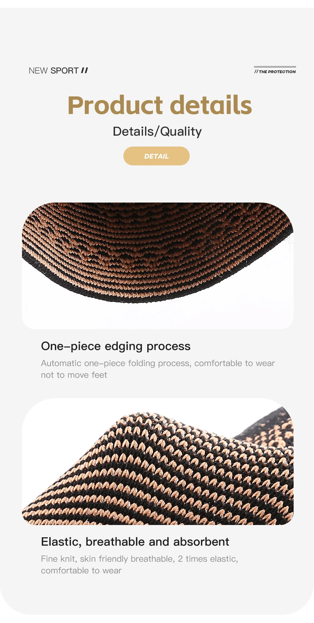 1 PC Men's Women's Outdoor Sports Knitting Elastic Copper Ankle Protection, Ankle Sprain Protection, Ankle Wrist Daily Exercise