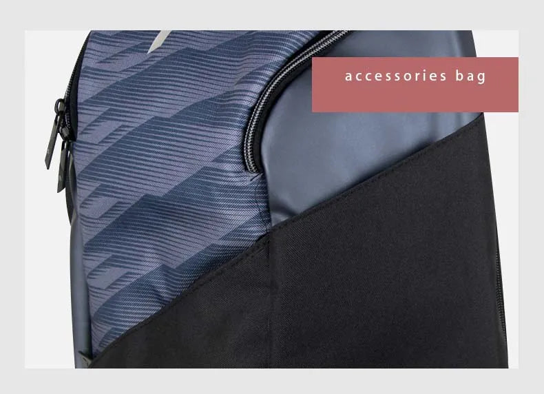 HEAD Djokovic Series Tennis Backpack 1-2 Pack Men's and Women's Sports Bag Badminton Backpack Independent Shoe Compartment