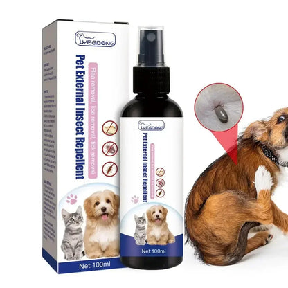 100ml Flea And Tick Spray For Cats And Dogs Insect Repellent