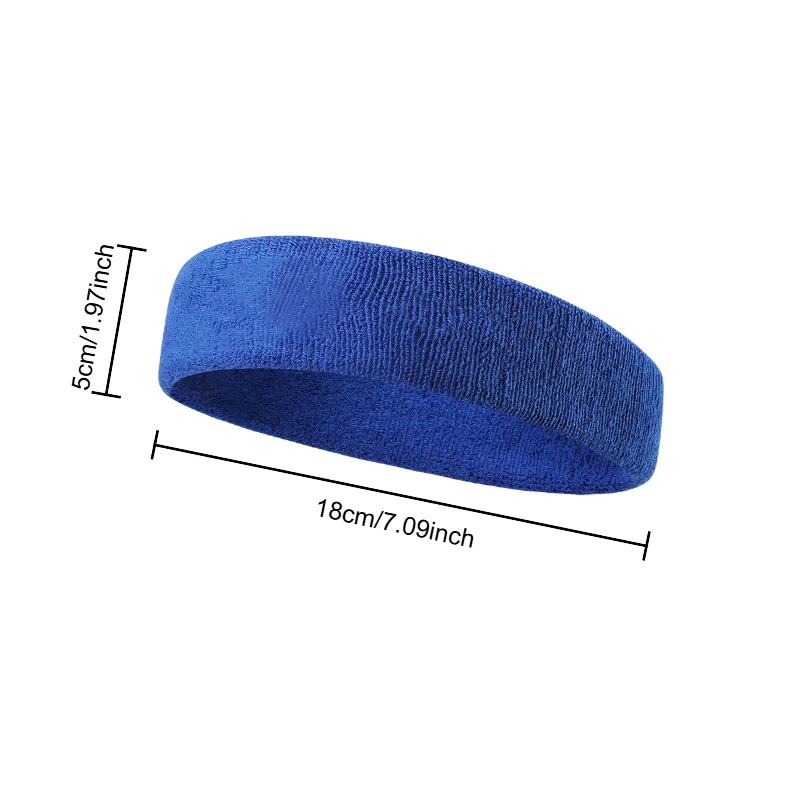 3Pcs Sweatproof Sports Headbands For Men Women Moisture-Wicking Sweatband Tennis Basketball Running Gym Workout Outdoor Yoga
