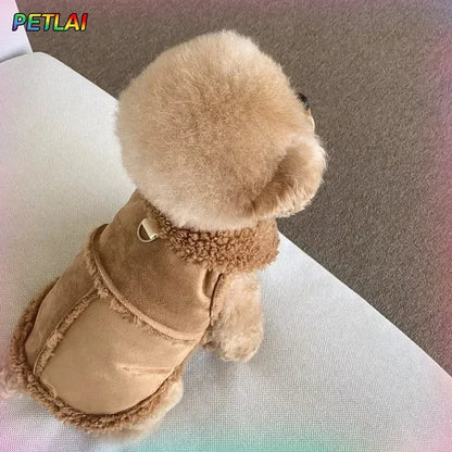 Dog Vest Jacket Cotton Autumn Winter For Small And Medium Dogs
