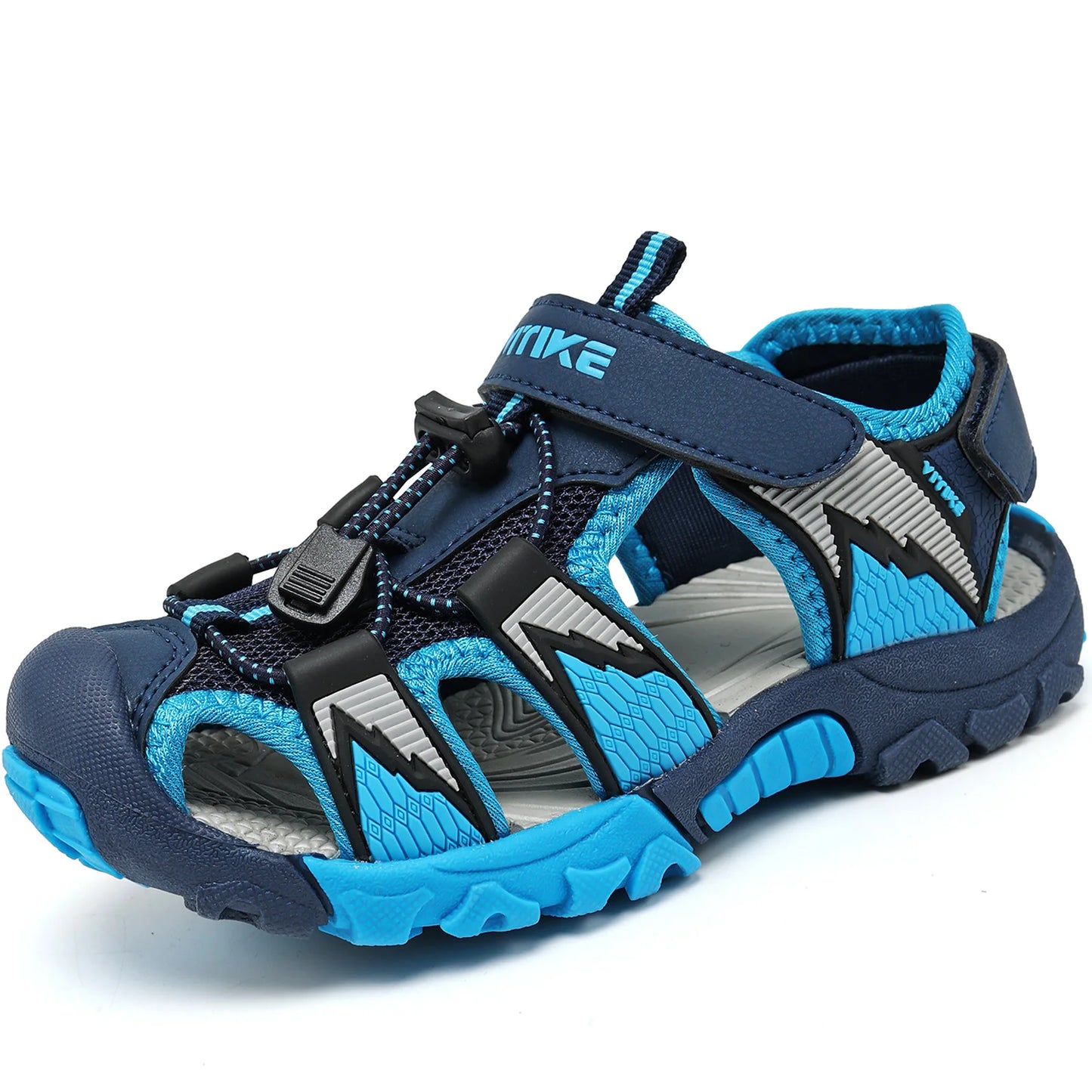 Unisex Kids Closed-Toe Summer Beach Sandals For Ages 7-13