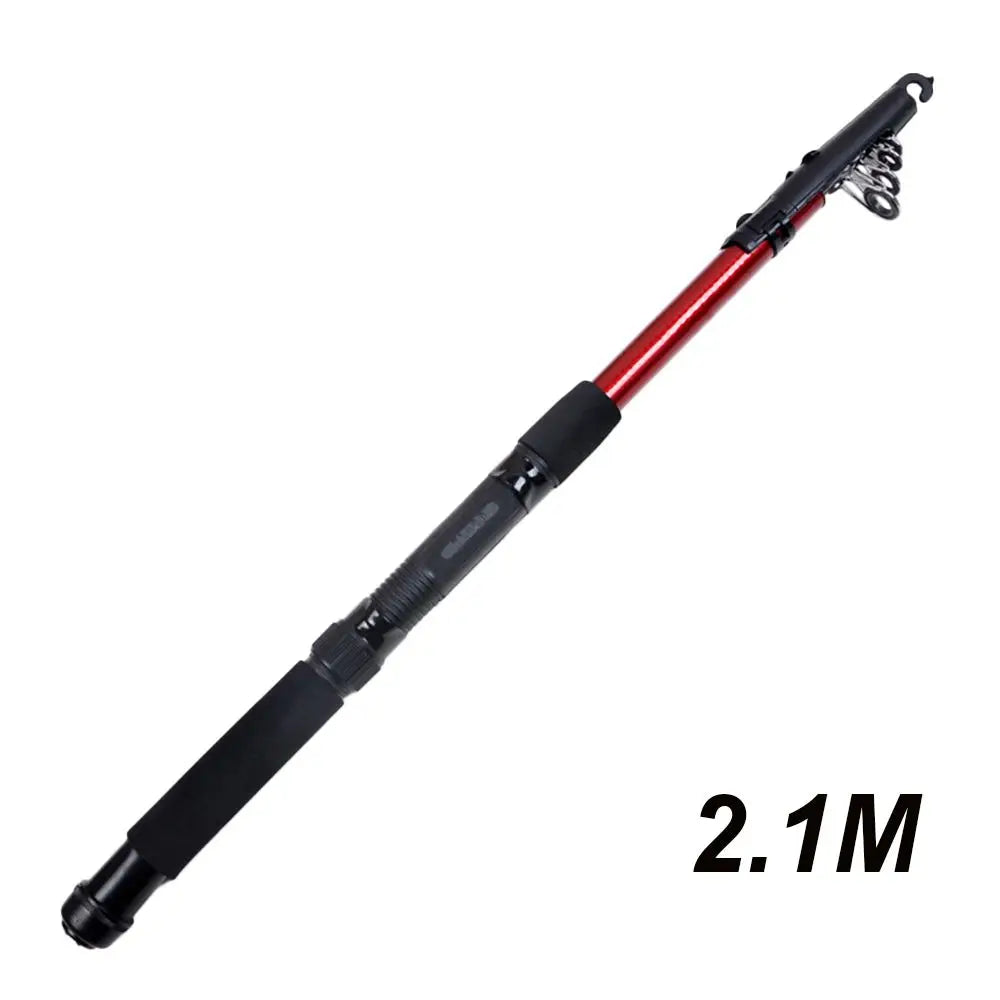 1.5-3.0m Fishing Tackle Tools Outdoor Fiberglass Sea Rod Telescopic Fishing Rod Pole