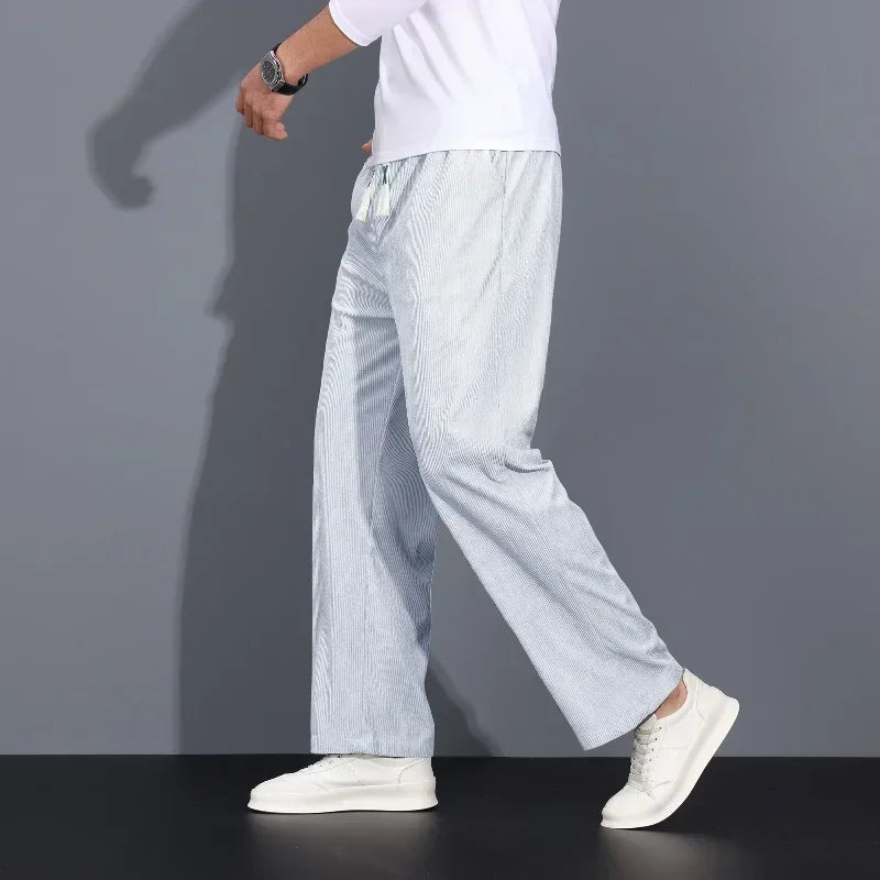 Men's Outdoor Golf Sports Windproof and Breathable Trend Straight Leg Pants Are Comfortable Fashionable Versatile Casual Pants