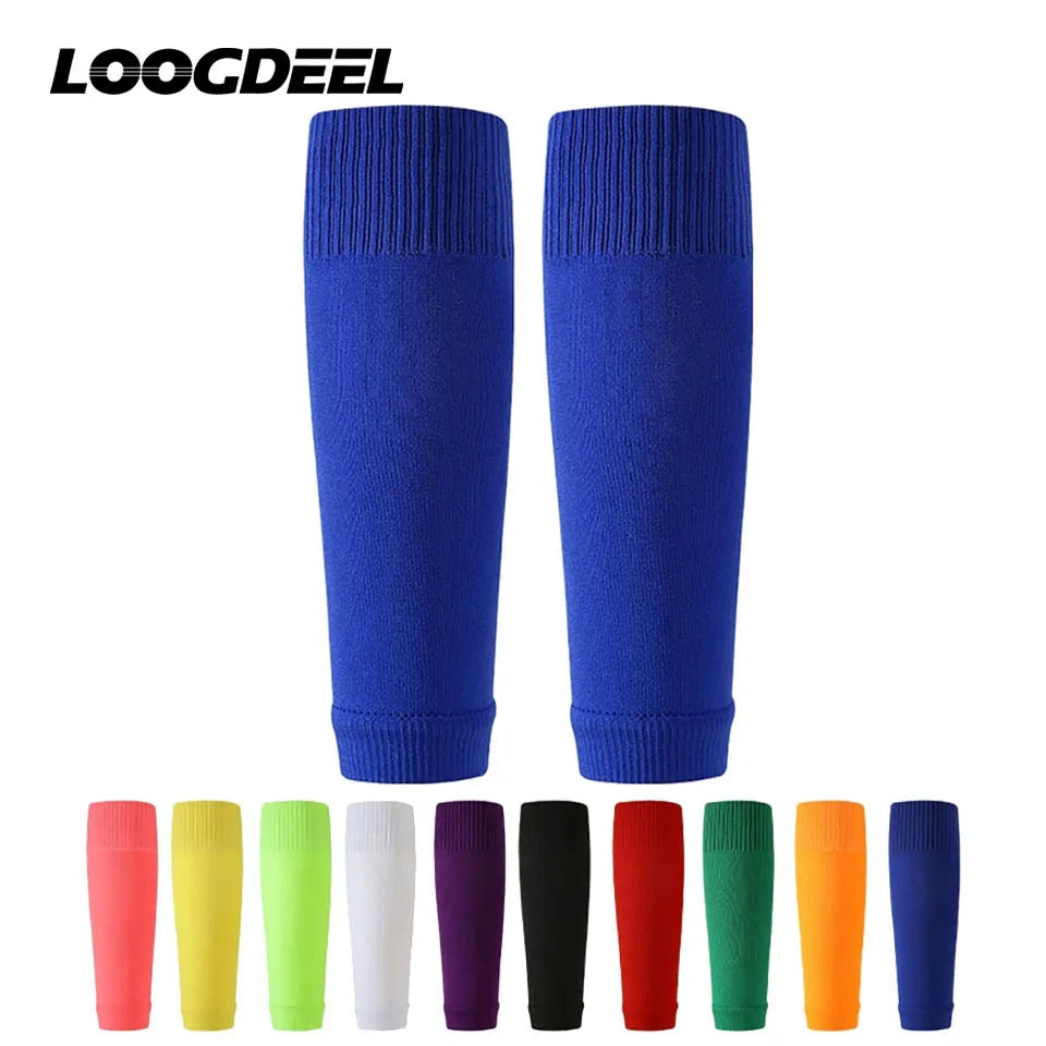 Loogdeel 1 Pair Breathable Calf Compression Sleeve Professional High-quality Soccer Socks For Running Football Basketball