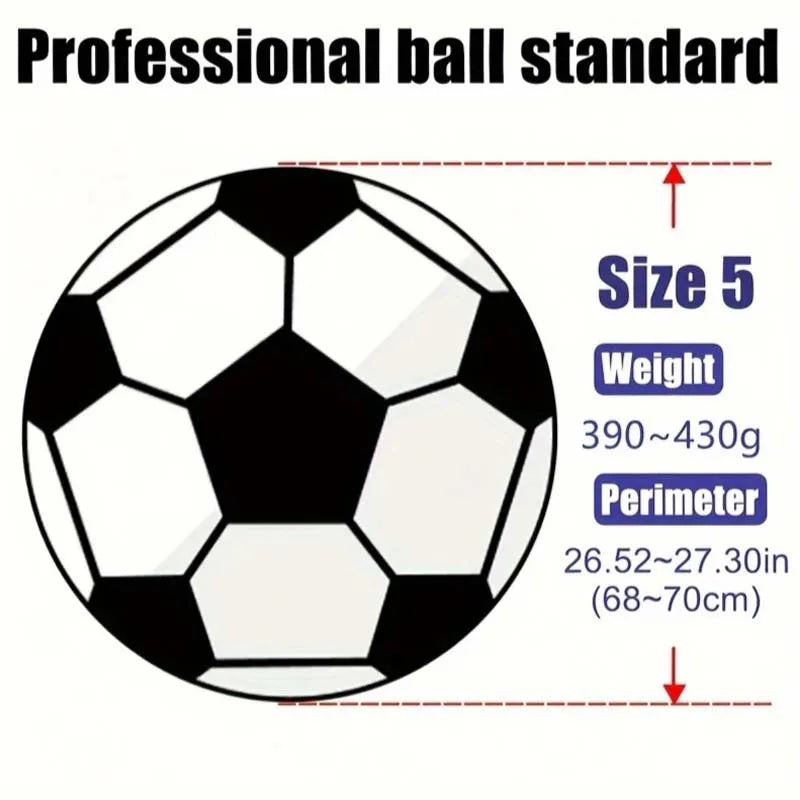 High Quality Soccer Balls Official Size 4/5 Pu Material Seamless Goal Team Outdoor Match Game Football Training Ballon De Foot
