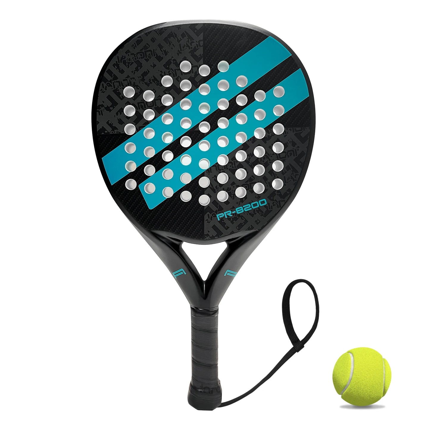 IANONI Padel Racket Carbon Fiber Surface with EVA Memory Flex Foam Core Lightweight Padel Racquet
