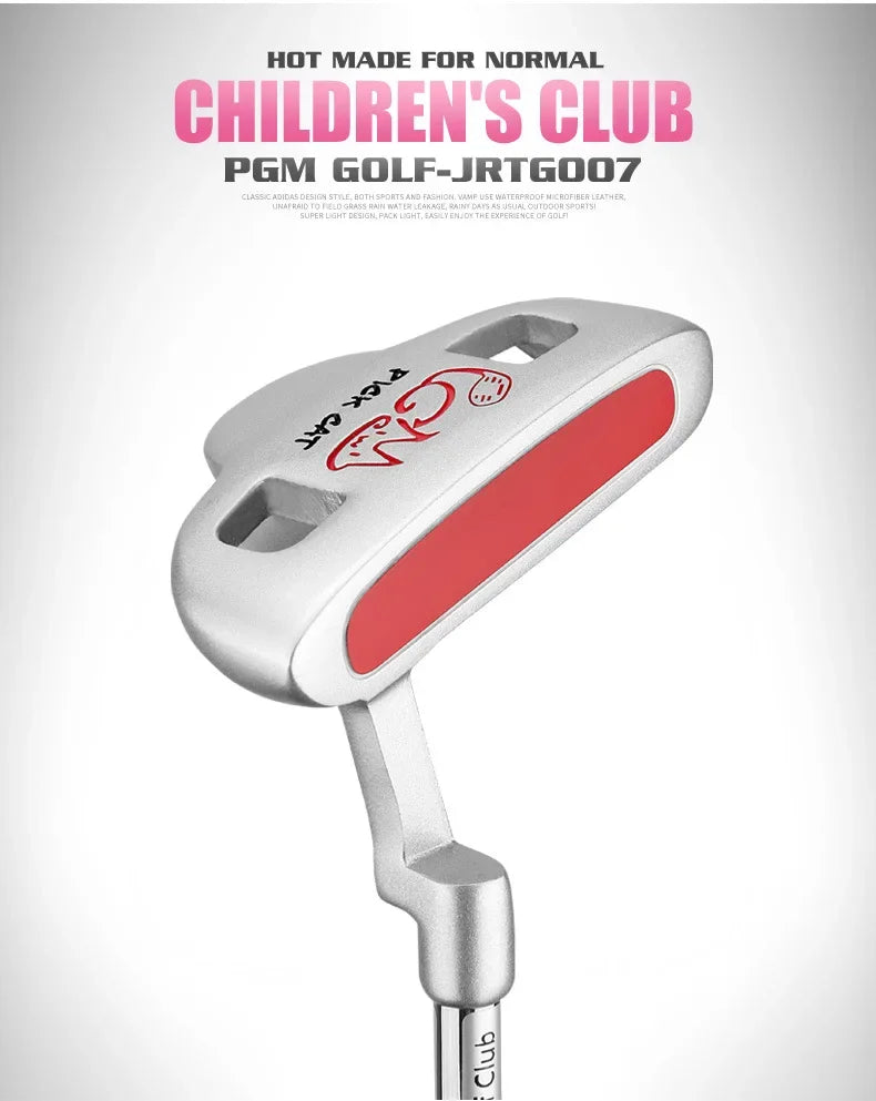 PGM 3-12 Years Old Kids Golf Club Set Children's Boy Girl Beginner's Golf Training Wood Iron Swing Putter Bag Gift JRTG007