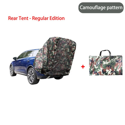 Car Rear Extension Tent With Canopy For Outdoor Camping