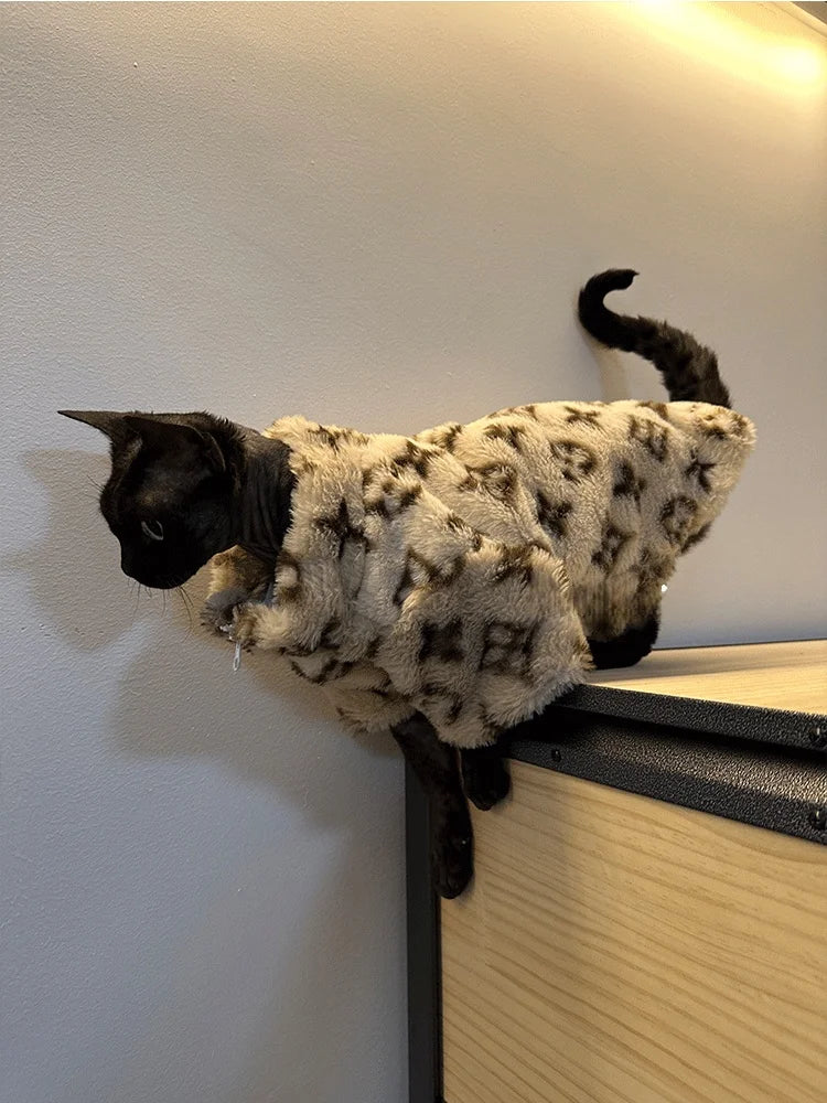 Dog Winter Coat High-End Sweater Warm Pet Jacket for Small Cats & Dogs