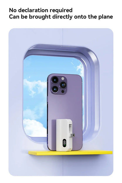 50000mAh Wireless Fast Charging Power Bank With Built In Cables