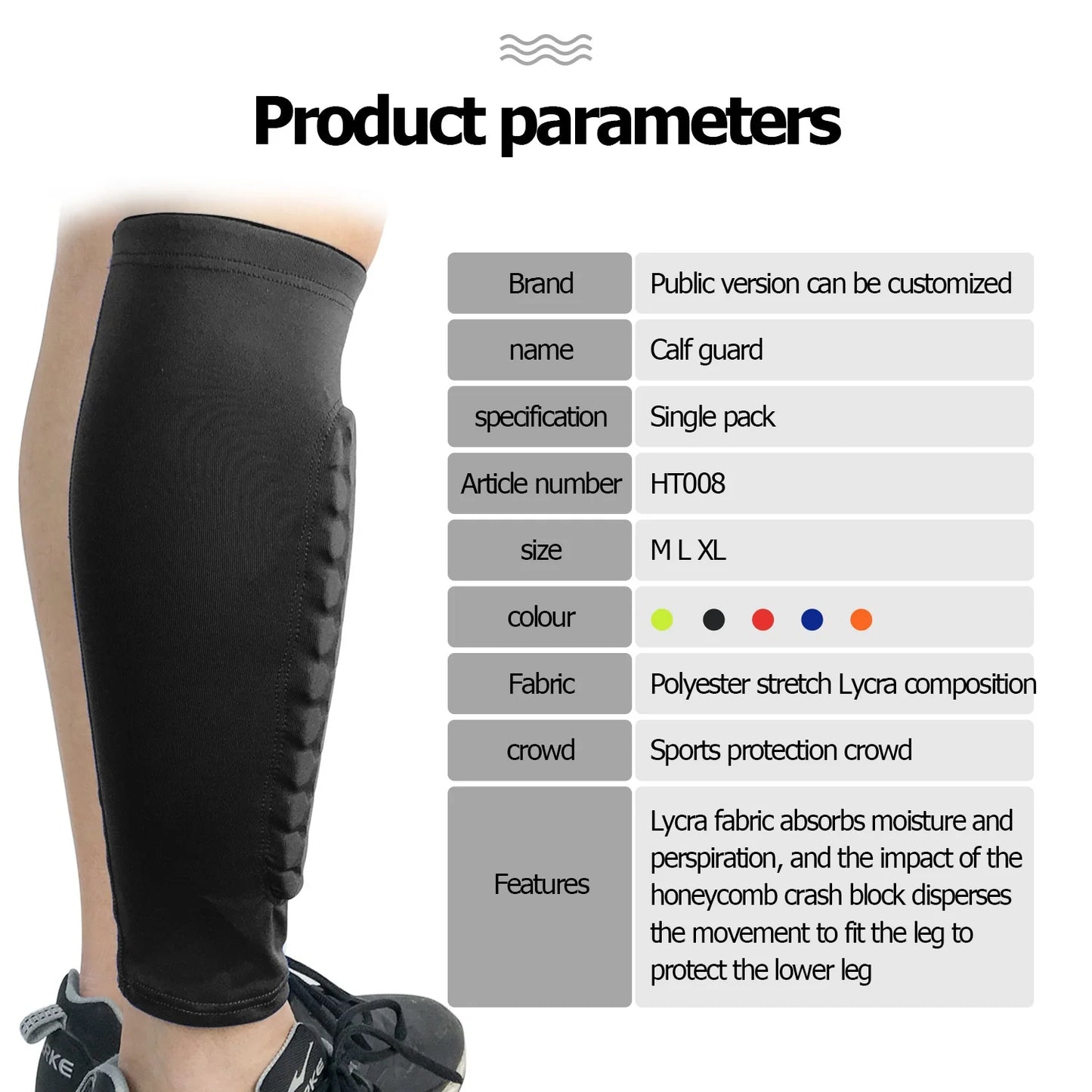 Honeycomb Soccer Shin Guards Football Shields Sports Legging Shinguards Leg Sleeves Protective Gear Shank Protector