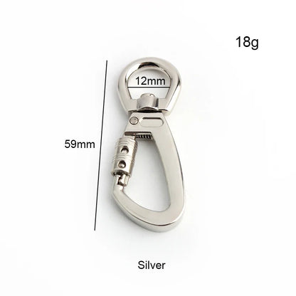 Auto Locking Carabiner With Swivel Ring For Dog Leash