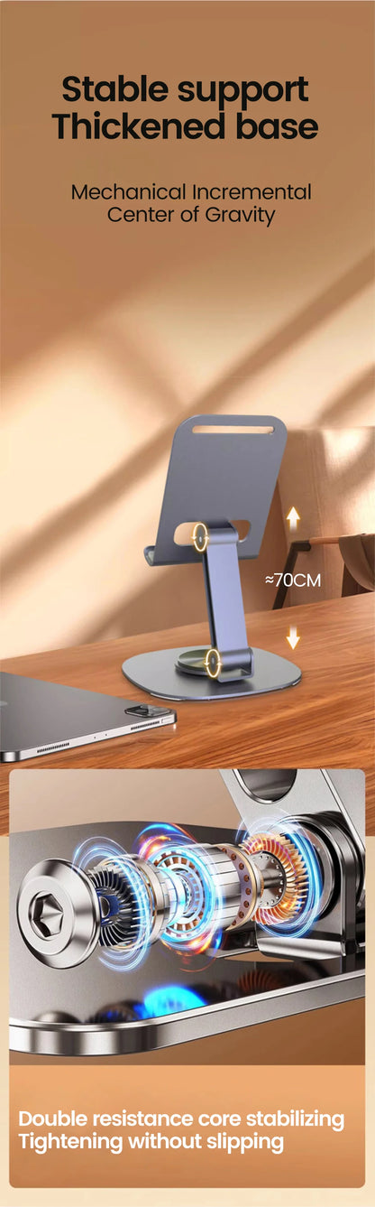 Rotating Desk Phone Holder Stand Universal Compatibility