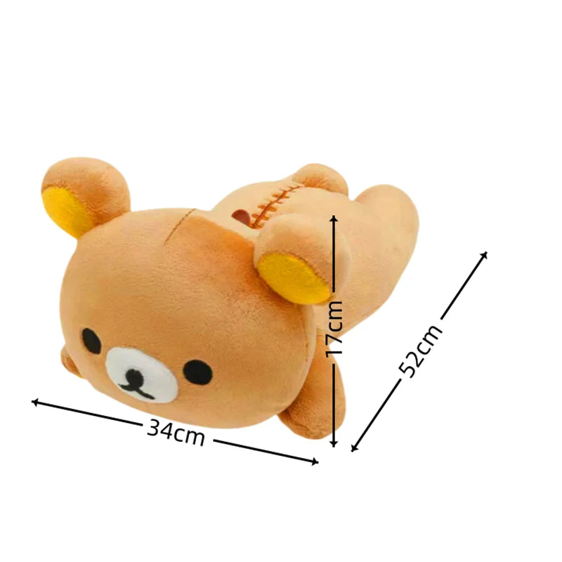 7 Styles Rilakkuma Plush Teddy Bear Peluche Lovely Anime Bear Stuffed Doll Kawaii Room Decor Anime Birthday Gifts Xmas Present